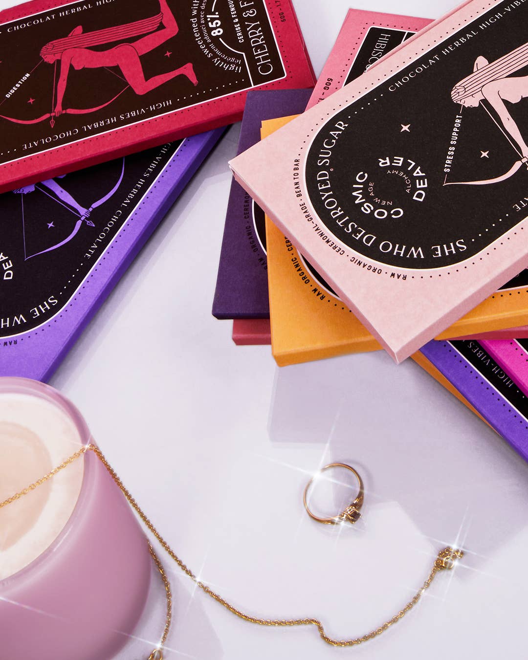 100% DARK CHOCOLATE TABLET: Lemon & Ginger: Morning cleanse