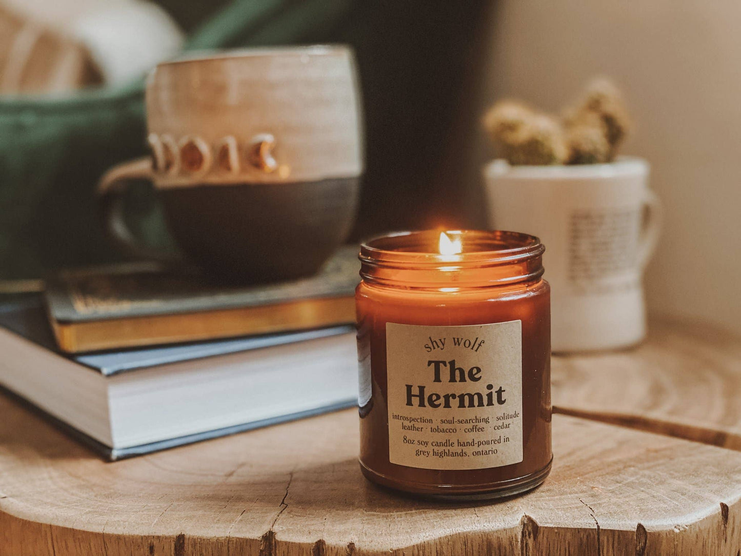 The Hermit Candle - Tarot Soy Candle