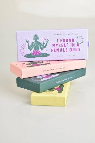 Natural Ayurvedic Incense I Day & Night II found myself in a female orgy