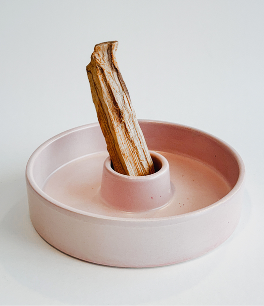 Ceramic Incense Holder - PINK Multi-Purpose Holder
