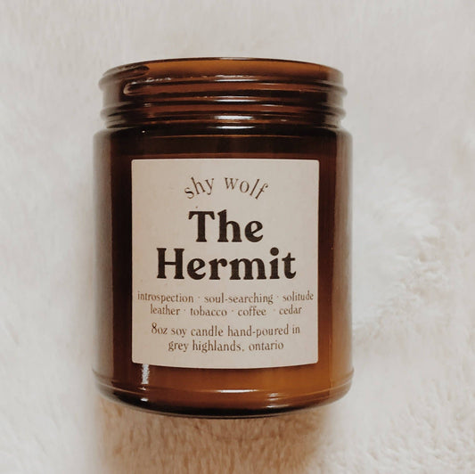 The Hermit Candle - Tarot Soy Candle