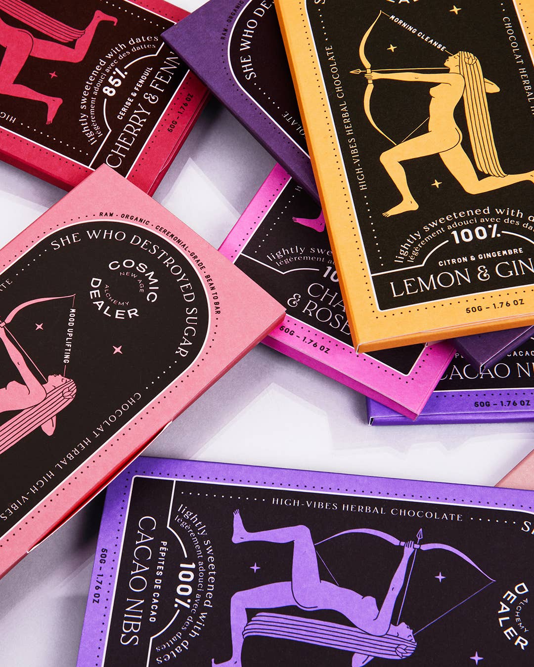 100% DARK CHOCOLATE TABLET: Lemon & Ginger: Morning cleanse