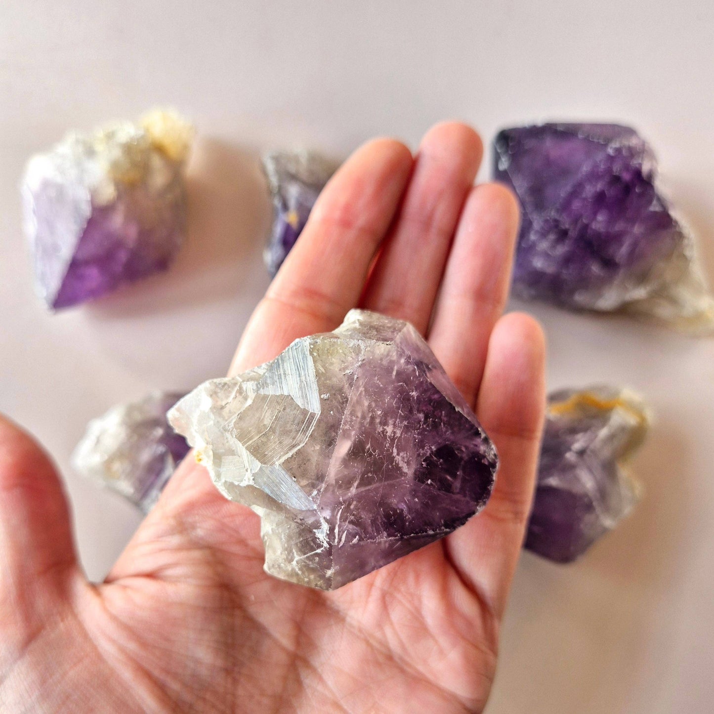 Raw Amethyst Point – Naturally Polished | Spiritual Gemstone