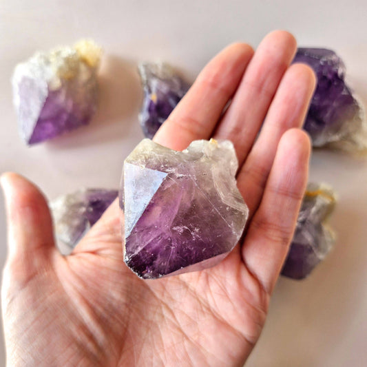 Raw Amethyst Point – Naturally Polished | Spiritual Gemstone