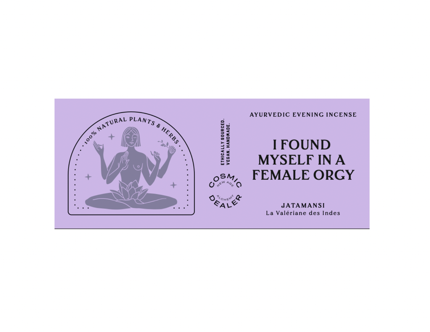 Natural Ayurvedic Incense I Day & Night I I found myself in a female orgy